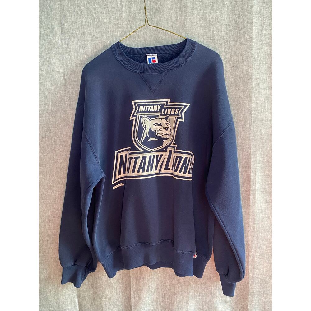 Vintage 90s Russell Athletic Penn State Nittany Lions Sweatshirt Made in USA L